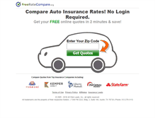 Tablet Screenshot of freeratecompare.org